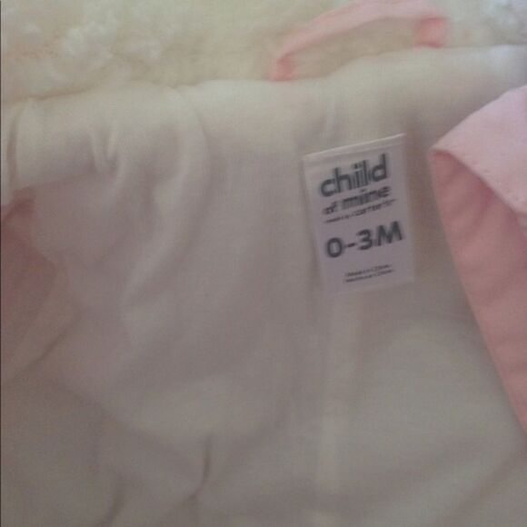 Child of mine by Carters 0/3m body suite coat - Picture 4 of 5